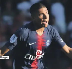  ??  ?? Mbappe