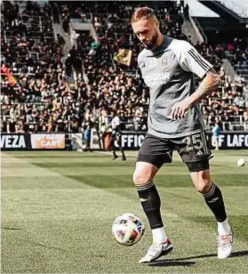  ?? Foto: LAFC ?? Maxime Chanot gab sein Debüt für den Los Angeles Football Club.