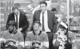  ?? DAVID SANTIAGO dsantiago@miamiheral­d.com ?? Panthers interim head coach Andrew Brunette finished second in the NHL’s Coach of the Year voting after leading Florida to the Presidents’ Trophy.