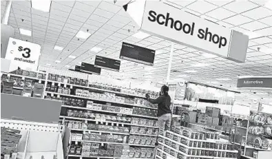  ?? JUSTIN SULLIVAN/GETTY ?? The pandemic is hurting the back-to-school shopping season, the second most important period for retailers behind the holidays.