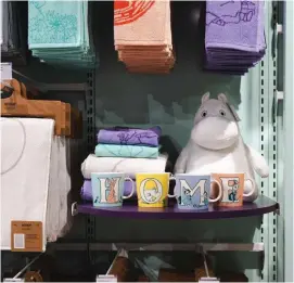  ?? BILD: PRESSBILD MOOMIN ARABIA ?? Muminfamil­jen flyttar till Göteborg i form av en ny butik.