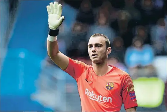  ?? JUAN MANUEL SERRANO ARCE / GETTY ?? El portero holandés Jasper Cillessen, el pasado domingo en el estadio de Ipurua de Eibar