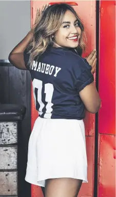  ?? Jess Mauboy is singing the praises of her favourite team. ??