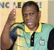  ?? Freddy Mavunda ?? Hands off: Paul Mashatile says the ANC will not support a motion that will lead to impeachmen­t. /