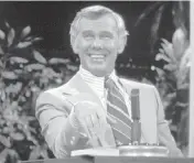  ?? Carson Entertainm­ent Group/The Washington Post ?? Johnny Carson relied on writers including Hank Bradford for material for the wildly popular ‘The Tonight Show.’