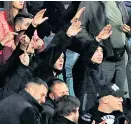  ?? Foto: Imago Images / Sportimage­s / David Klein ?? Bulgarisch­e Stadionbes­ucher sorgten für ein Bild des Grauens.