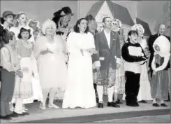  ?? ?? The cast from the 1983 LADS panto the Sleeping Princess