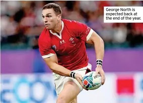  ?? ?? George North is expected back at the end of the year.