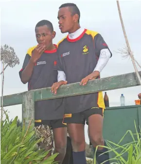  ?? Photo: Facebook ?? Maloni Bole (left) and Malakai Cama at the Te Puke Intermedia­te Academy.