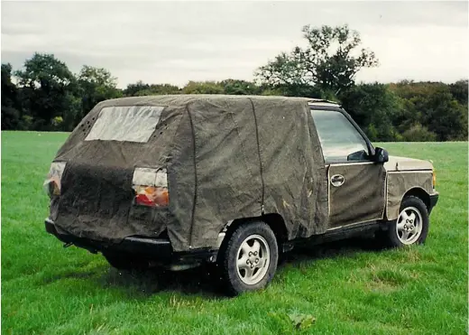  ??  ?? Oldest P38A fitted with its original canvas roadtestin­g disguise