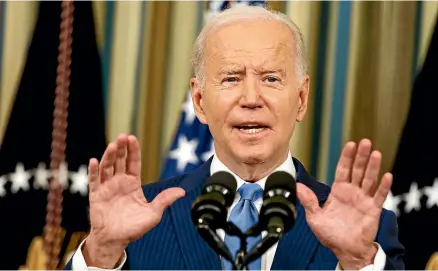  ?? AP ?? President Joe Biden and his Democrats held on in some tight contests in this week’s midterm elections.