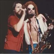  ?? PHOTO COURTESY OF REED FAMILY ?? Alto Reed, right, an original member of Bob Seger’s Silver Bullet Band, passed away Thursday, at age 72 from colon cancer.