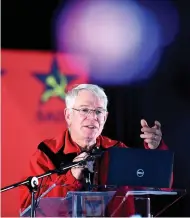  ?? PICTURE: NOKUTHULA MBATHA ?? SUPPORT: Jeremy Cronin at the SACP’s 14th national congress in Boksburg.
