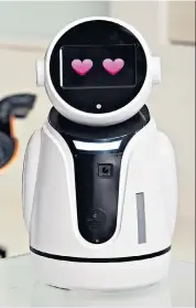  ??  ?? The rise of AI: robot Jess helps families with life’s challenges