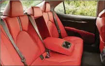  ??  ?? Toyota engineers incorporat­ed a number of new noise, vibration and harshness countermea­sures into the 2018 Camry that were previously found exclusivel­y on luxury models, such as soundabsor­bing insulation in the hood and upper and lower fender...