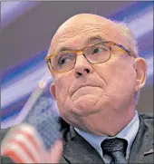  ?? TASOS KATOPODIS/GETTY 2018 ?? Federal prosecutor­s are said to be investigat­ing whether Rudy Giuliani broke lobbying laws in his efforts to oust the former U.S. ambassador to Ukraine Marie Yovanovitc­h.