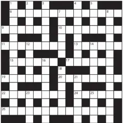  ?? PRIZES of £20 will be awarded to the senders of the first three correct solutions checked. Solutions to: Daily Mail Prize Crossword No. 15,581, PO BOX 3451, Norwich, NR7 7NR. Entries may be submitted by second-class post. Envelopes must be postmarked no l ??