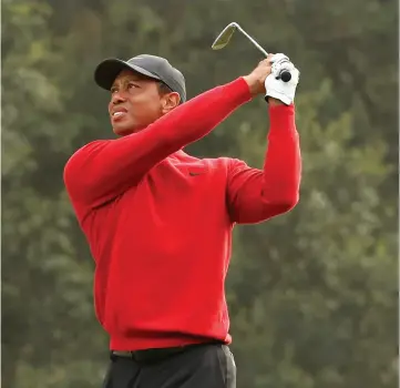  ??  ?? LEGACY... Golf legend Tiger Woods continues to make history in the golf course