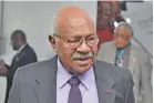  ??  ?? SODELPA leader Sitiveni Rabuka.