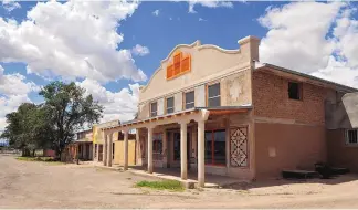  ?? EDDIE MOORE/JOURNAL ?? The Trading Post at Kewa Pueblo is shown in 2013 as it was being rebuilt.