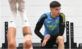  ?? Photograph: Stuart MacFarlane/Arsenal FC/Getty Images ?? Kai Havertz’s Arsenal continue their title bid with a trip to face Brighton on Saturday.