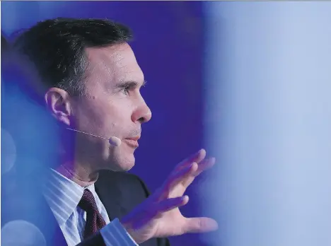  ?? KRISZTIAN BOCSI/BLOOMBERG ?? Finance Minister Bill Morneau views voter and consumer sentiment as key economic drivers in an era of Brexit and Donald Trump. It’s important that Canadians “have a sense of confidence that they can do better tomorrow than they’re doing today,” he says.