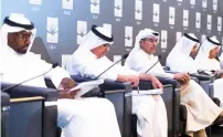  ?? — Supplied photo ?? Mohamed Alabbar flanked by other senior officials.