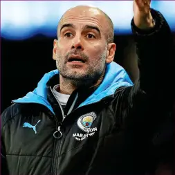  ?? GETTY IMAGES ?? Looking for the exit? Pep Guardiola