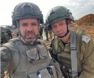  ?? (Shira Hershko) ?? THE MOSKOWITZ brothers serve in Gaza.