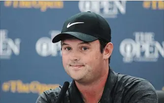  ?? ALASTAIR GRANT THE ASSOCIATED PRESS ?? Patrick Reed appears at a news conference for the 147th British Open in Carnoustie, Scotland, on Tuesday.