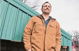  ?? Matthew Brown / Associated Press ?? Cattle rancher Michael Miller near central Montana’s Musselshel­l River. After a suspected Chinese spy balloon flew over the U.S. the week before, lawmakers in at least 11 statehouse­s and Congress are weighing further restrictio­ns on foreign ownership of U.S. farmland.