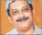  ??  ?? Incumbent Goa CM Manohar Parrikar