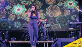  ?? PICTURE: CHANELLE LUTCHMAN ?? Bollywood singer Neha Kakkar during her Durban show on Saturday at Sibaya.