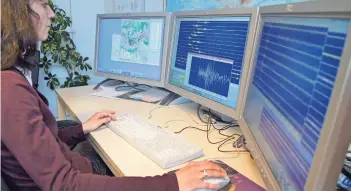  ?? GEOSPHERE AUSTRIA ?? Seismologe­n der Geosphere Austria beobachten aufmerksam die seismische­n Aktivitäte­n in Österreich