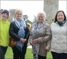  ??  ?? Paying a visit to Drishane Castle, Millstreet during an Internatio­nal Day were Michelle O’Keeffe, Margaret Burke, Eily Buckley and Bridget Dineen