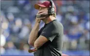  ?? ADAM HUNGER — THE ASSOCIATED PRESS ?? The Washington Redkins fired coach Jay Gruden on Monday.