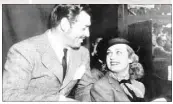  ?? THE ASSOCIATED PRESS ?? Carole Lombard and her husband, Clark Gable, watch a lawn tennis match in Los Angeles in 1936.