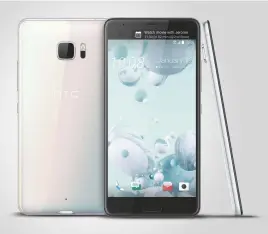  ??  ?? De HTC U Ultra is er in vier kleuren, elk met een zeer fraai parel-effect.