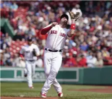  ?? Ap FiLE ?? DIDN’T WORK OUT: The Red Sox designated Travis Shaw for assignment on Friday. In seven games, Shaw was 0-for-19 with seven strikeouts.