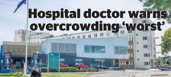  ?? Photo / NZME ?? Hawke’s Bay Hospital has been struggling to copewith extremely high demand for emergency medical care.