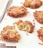  ?? AMERICA’S TEST ?? This recipe for potato latkes is from America’s Test Kitchen.