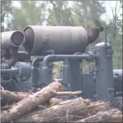  ?? STAFF PHOTO BY PAUL LAGASSE ?? Residents near the 50-acre Dominion parcel in Bryans Road were surprised Friday evening by the sound of a natural gas venting operation about which they had not been notified.