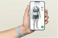  ??  ?? Amazon’s Halo Band fitness gadget.