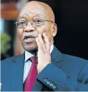  ??  ?? JACOB ZUMA