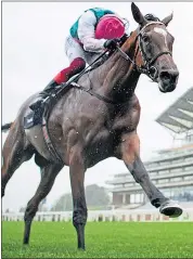  ??  ?? Frankie Dettori brings Enable home for a third King George VI and Queen Elizabeth Stakes success at Ascot yesterday