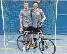  ?? FOTO:RKV-HOFEN ?? Dennis Berner und Magnus Öhlert haben sich für das Halbfinale des Deutschlan­dpokals qualifizie­rt.