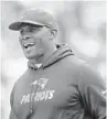  ?? CHARLES KRUPA/AP ?? Flores has been with the Patriots since 2004 when he joined the franchise as a scouting assistant.