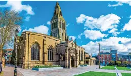  ?? ?? PRIME SPOT: Leicester Cathedral is home to Richard III, above