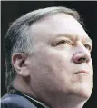  ??  ?? CIA Director Mike Pompeo will be the top U.S. diplomat.