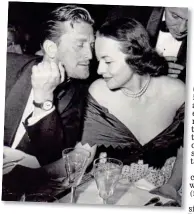  ??  ?? Icons: Kirk Douglas and Olivia de Havilland at the 1953 Cannes Film Festival